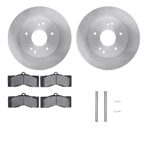 1968-1969 Chevrolet Camaro Disc Brake Kit - Front or Rear (Dynamic Friction)