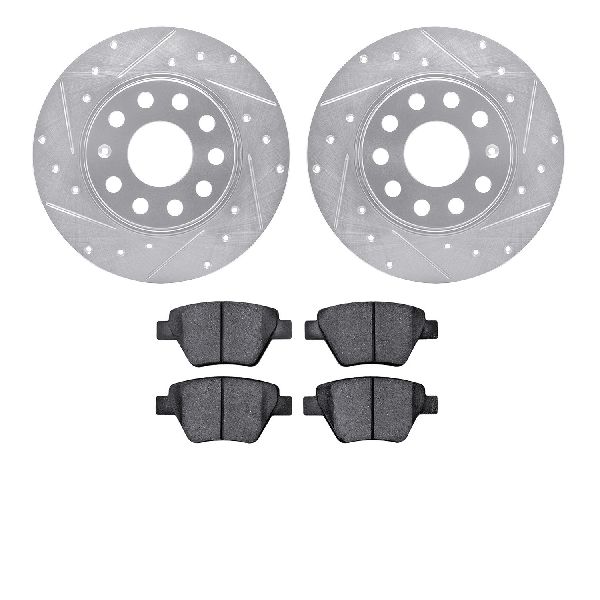 2012-2013 Volkswagen Beetle Disc Brake Kit - Rear (Dynamic Friction)