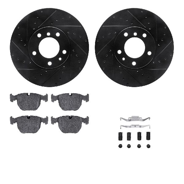 2000 BMW 540i Disc Brake Kit - Front (Dynamic Friction)