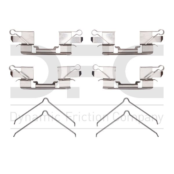 2011-2013 Nissan LEAF Disc Brake Hardware Kit - Front (Dynamic Friction)