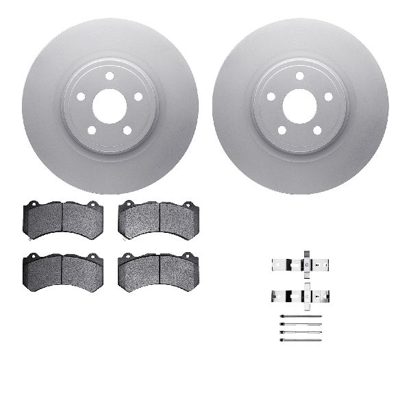 2018-2024 Dodge Durango Disc Brake Kit - Front (Dynamic Friction)