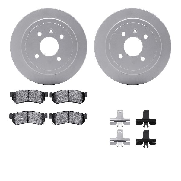 2014-2016 Chevrolet Spark EV Disc Brake Kit - Rear (Dynamic Friction)