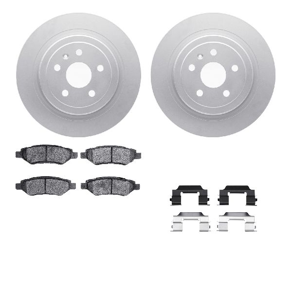 2008-2014 Cadillac CTS Disc Brake Kit - Rear (Dynamic Friction)