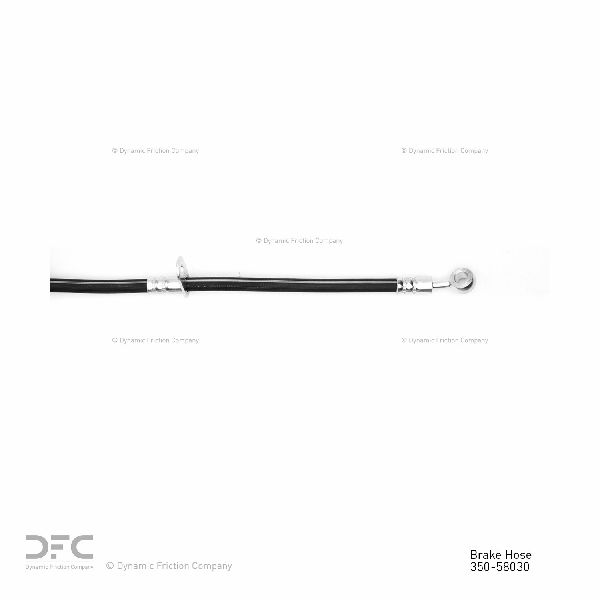 1990-1991 Honda CRX Brake Hydraulic Hose - Rear (Dynamic Friction)