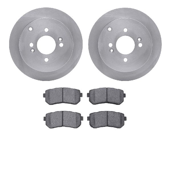 2006-2007 Hyundai Accent Disc Brake Kit - Rear (Dynamic Friction)