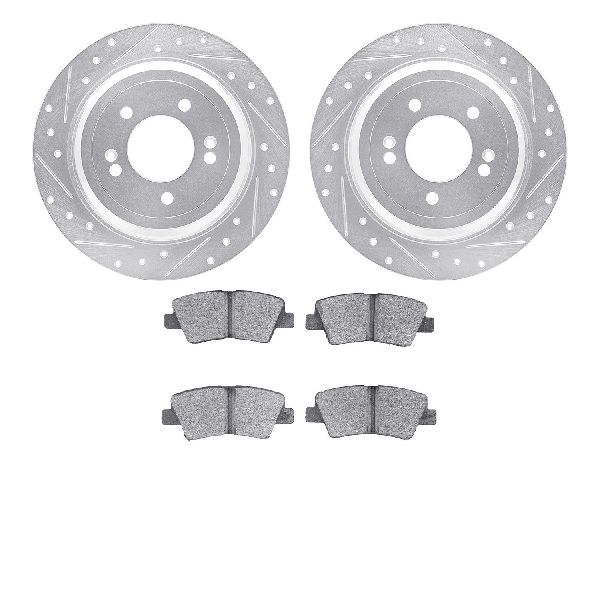 2019-2021 Hyundai Tucson Disc Brake Kit - Rear (Dynamic Friction)