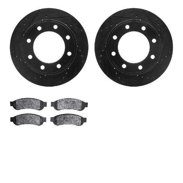 2010-2012 Ford F-350 Super Duty Disc Brake Kit - Rear (Dynamic Friction)