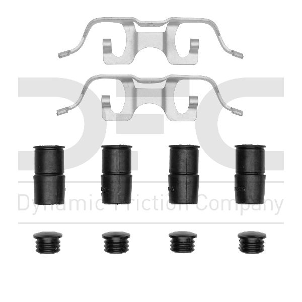 2015-2023 Mercedes-Benz C300 Disc Brake Hardware Kit - Rear (Dynamic Friction)