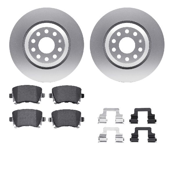 2009-2016 Volkswagen CC Disc Brake Kit - Rear (Dynamic Friction)