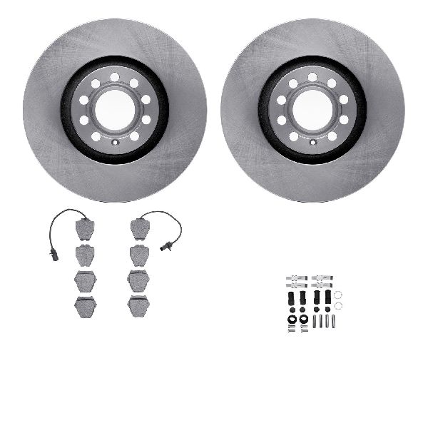 2001-2005 Audi Allroad Quattro Disc Brake Kit - Front (Dynamic Friction)