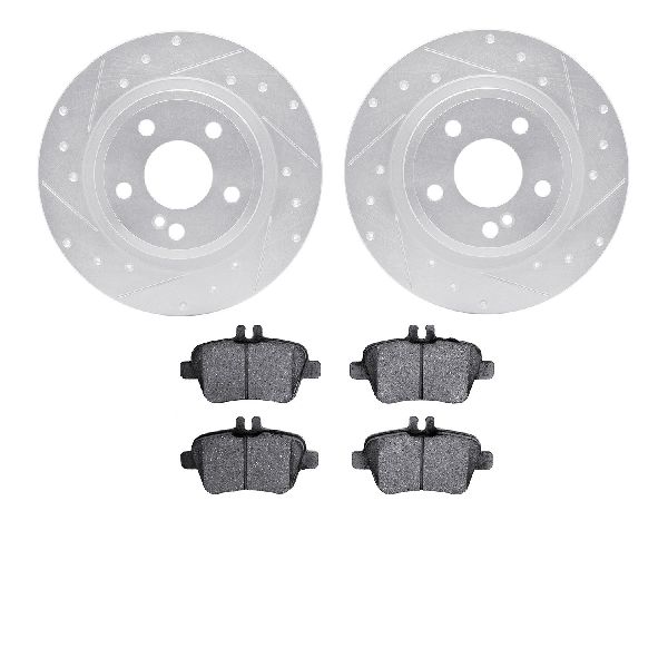 2017-2019 INFINITI QX30 Disc Brake Kit - Rear (Dynamic Friction)