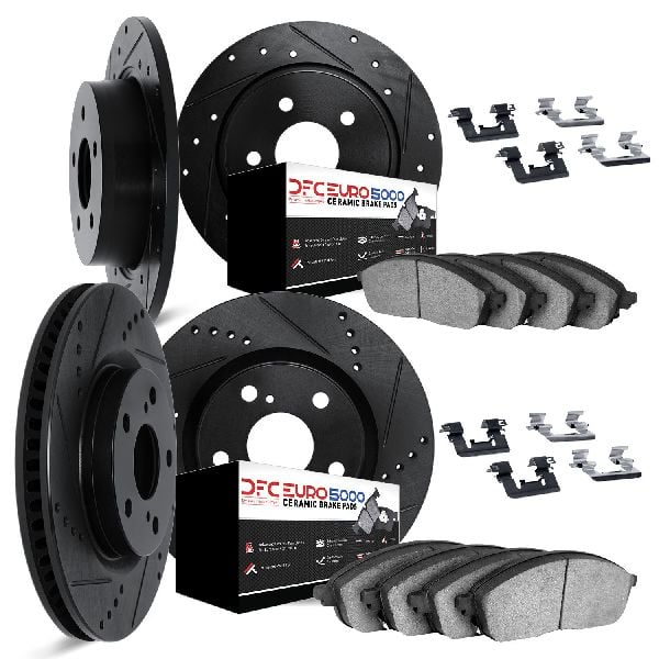 2009-2013 Dodge Journey Disc Brake Kit - Front and Rear (Dynamic Friction)