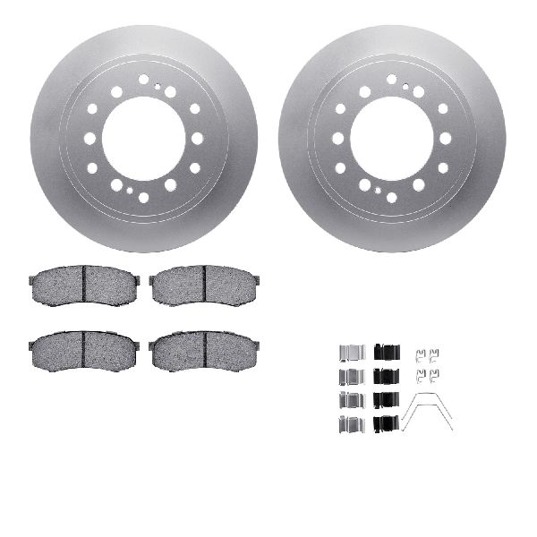 2010-2014 Toyota FJ Cruiser Disc Brake Kit - Rear (Dynamic Friction)