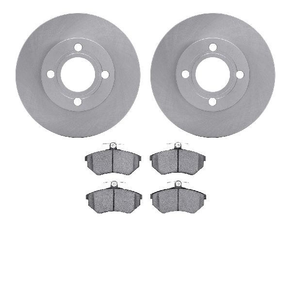 1985-1987 Audi Coupe Disc Brake Kit - Front (Dynamic Friction)