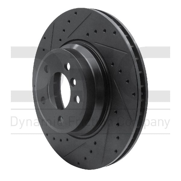 2006-2008 BMW 750i Disc Brake Rotor - Front Left (Dynamic Friction)