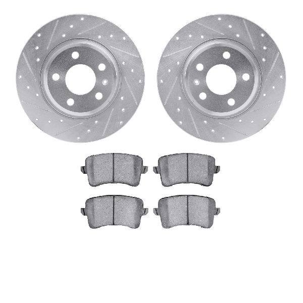 2009-2016 Audi A4 Disc Brake Kit - Rear (Dynamic Friction)