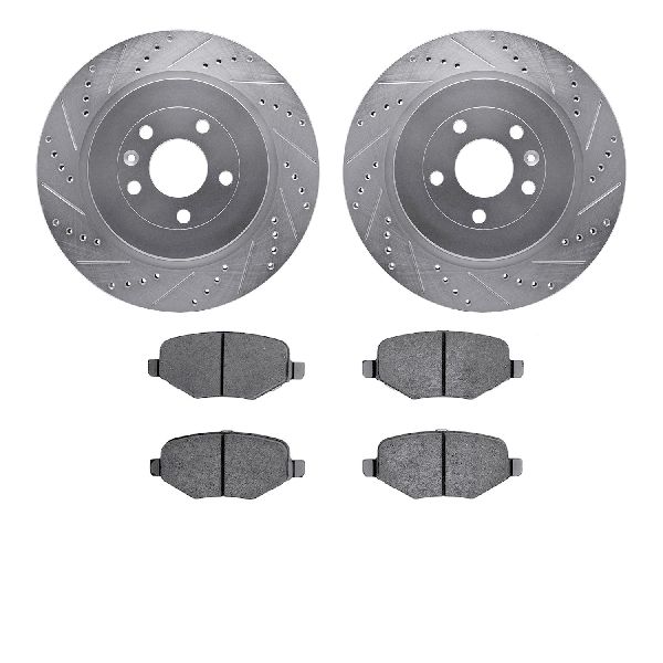 2013-2016 Lincoln MKT Disc Brake Kit - Rear (Dynamic Friction)