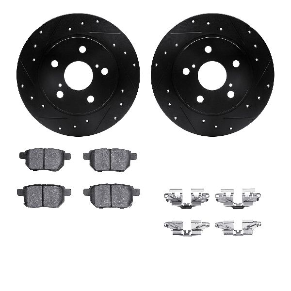 2011-2016 Scion tC Disc Brake Kit - Rear (Dynamic Friction)
