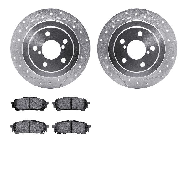2004-2008 Subaru Forester Disc Brake Kit - Rear (Dynamic Friction)