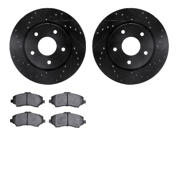 2008-2016 Dodge Grand Caravan Disc Brake Kit - Front (Dynamic Friction)