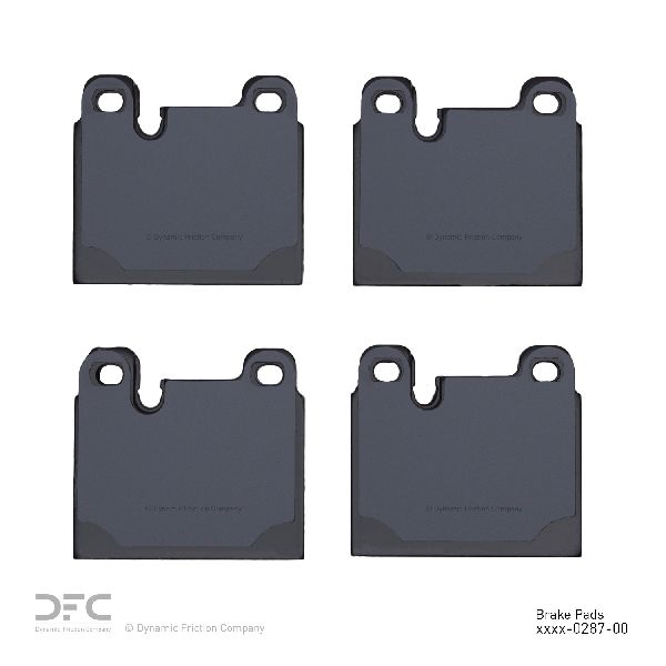1984-1989 Porsche 911 Disc Brake Pad Set - Front (Dynamic Friction)