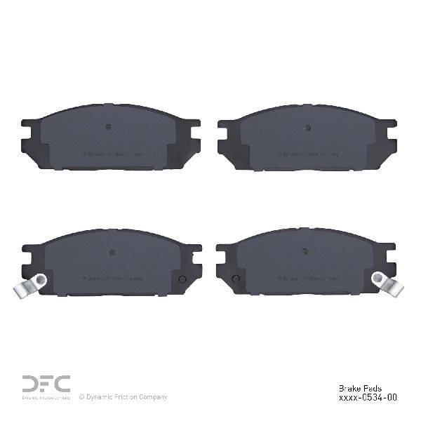 1991-1992 Eagle Summit Disc Brake Pad Set - Front (Dynamic Friction)