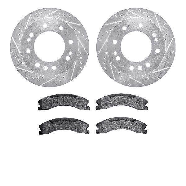 2011-2019 GMC Sierra 2500 HD Disc Brake Kit - Front (Dynamic Friction)