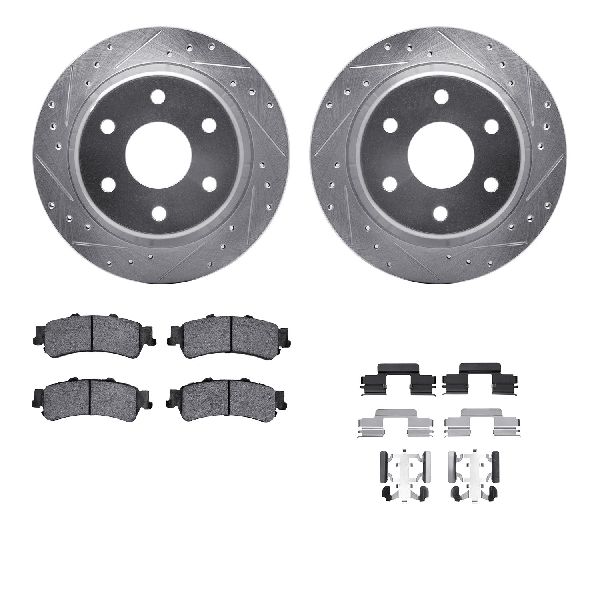 2003-2006 Chevrolet Silverado 1500 Disc Brake Kit - Rear (Dynamic Friction)
