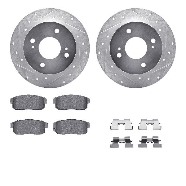 2000-2002 INFINITI G20 Disc Brake Kit - Rear (Dynamic Friction)
