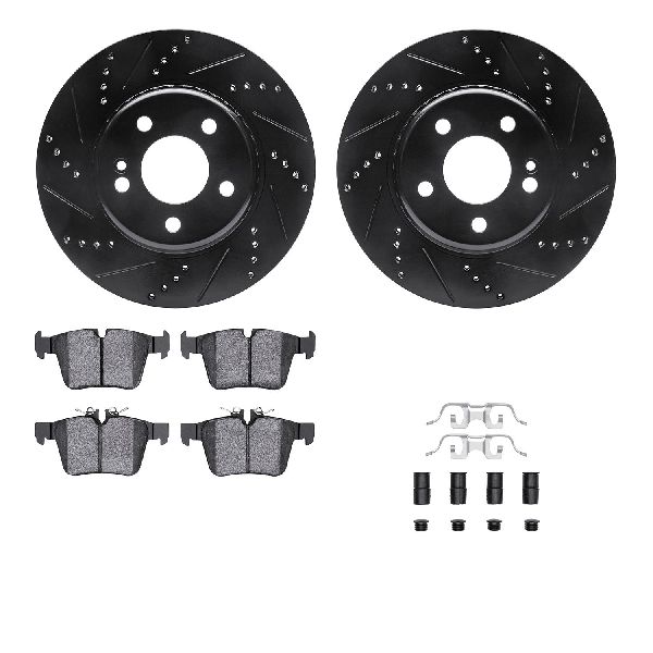 2015-2023 Mercedes-Benz C300 Disc Brake Kit - Rear (Dynamic Friction)
