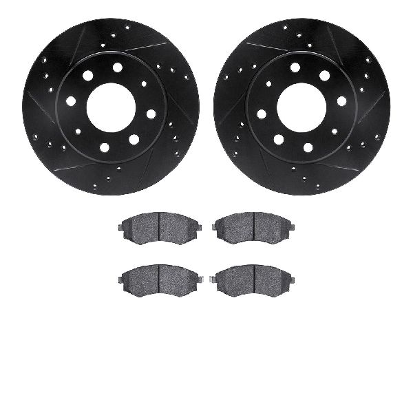 1999-2001 Hyundai Sonata Disc Brake Kit - Front (Dynamic Friction)