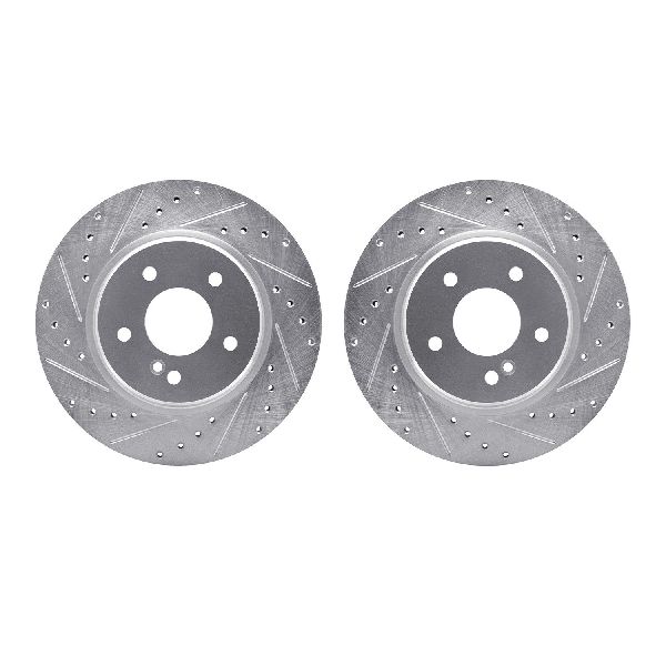 2006-2007 Mercedes-Benz C350 Disc Brake Rotor Set - Rear (Dynamic Friction)
