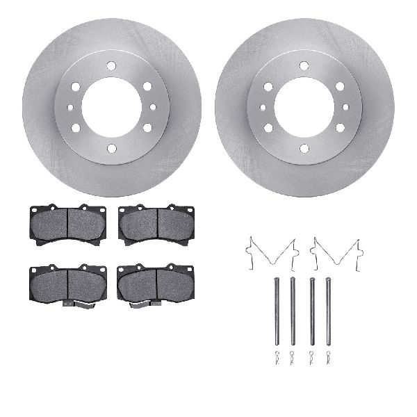2009-2010 Hummer H3T Disc Brake Kit - Front (Dynamic Friction)