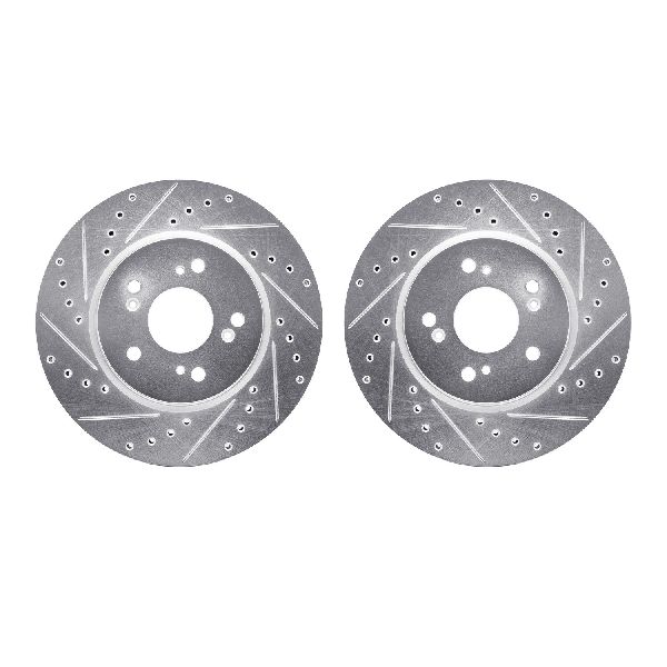 2012-2015 Honda Crosstour Disc Brake Rotor Set - Front (Dynamic Friction)