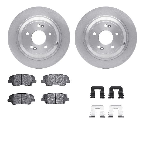 2009 Hyundai Genesis Disc Brake Kit - Rear (Dynamic Friction)