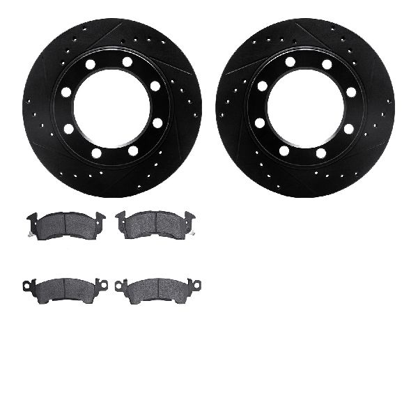 1975-1986 Chevrolet K20 Disc Brake Kit - Front (Dynamic Friction)