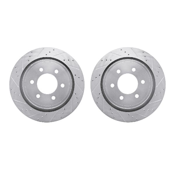 2012-2014 Lincoln Mark LT Disc Brake Rotor Set - Rear (Dynamic Friction)