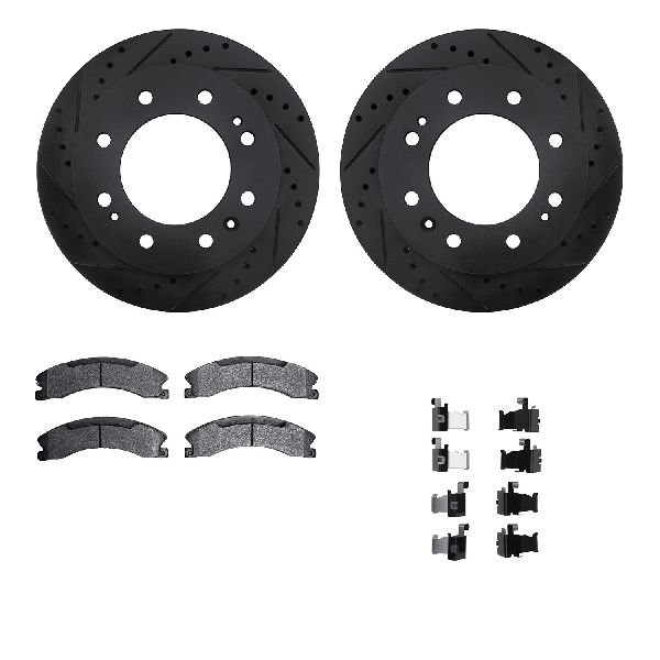 2011-2019 GMC Sierra 2500 HD Disc Brake Kit - Front (Dynamic Friction)