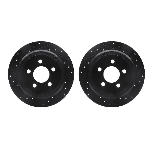 2007-2011 Dodge Nitro Disc Brake Rotor Set - Rear (Dynamic Friction)