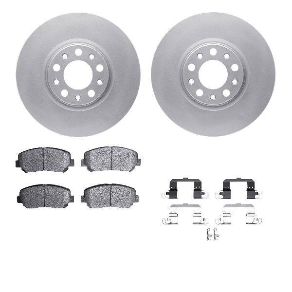 2016 Dodge Dart Disc Brake Kit - Front (Dynamic Friction)