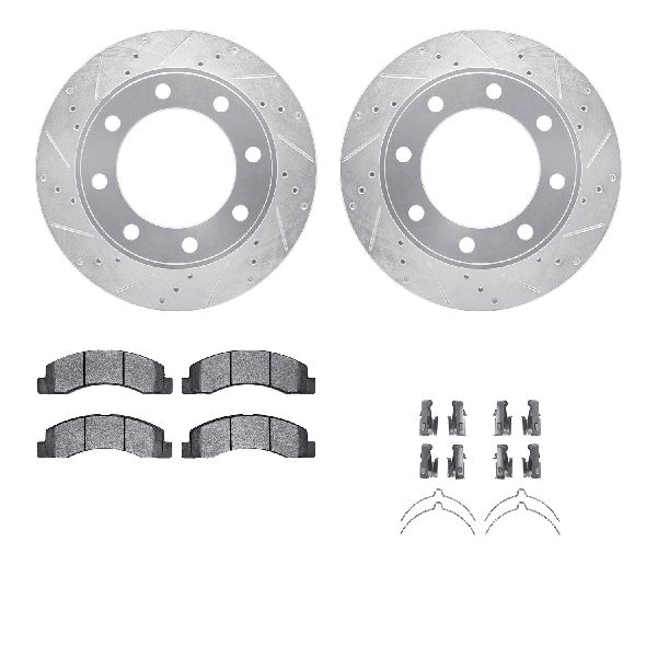 2000-2005 Ford Excursion Disc Brake Kit - Front (Dynamic Friction)