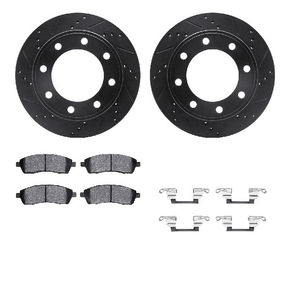 2000-2005 Ford Excursion Disc Brake Kit - Rear (Dynamic Friction)