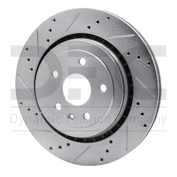 2016-2024 Chevrolet Camaro Disc Brake Rotor - Rear Left (Dynamic Friction)