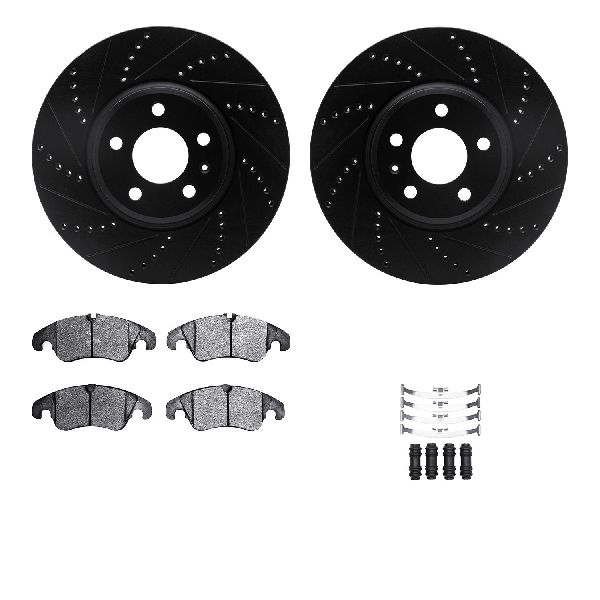 2011 Audi A4 Disc Brake Kit - Front (Dynamic Friction)