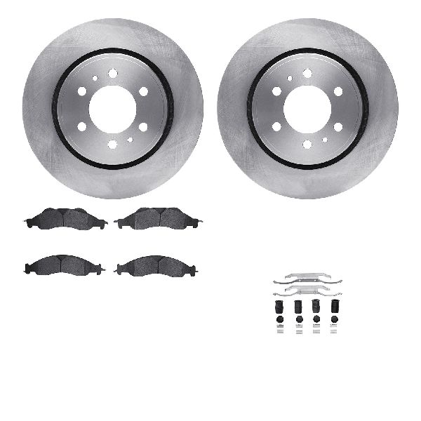 2007-2009 Lincoln Navigator Disc Brake Kit - Front (Dynamic Friction)