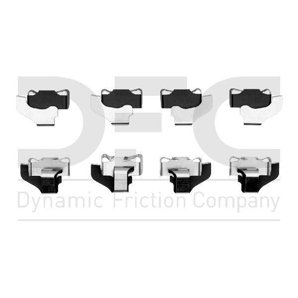 2010-2012 Ford F-350 Super Duty Disc Brake Hardware Kit - Rear (Dynamic Friction)