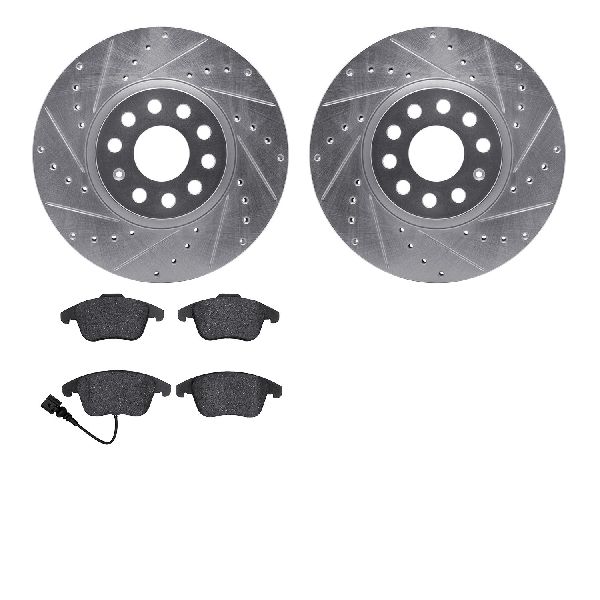 2009-2013 Volkswagen Tiguan Disc Brake Kit - Front (Dynamic Friction)