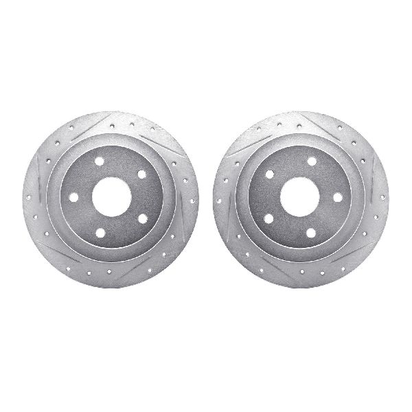 1992-1997 Subaru SVX Disc Brake Rotor Set - Rear (Dynamic Friction)