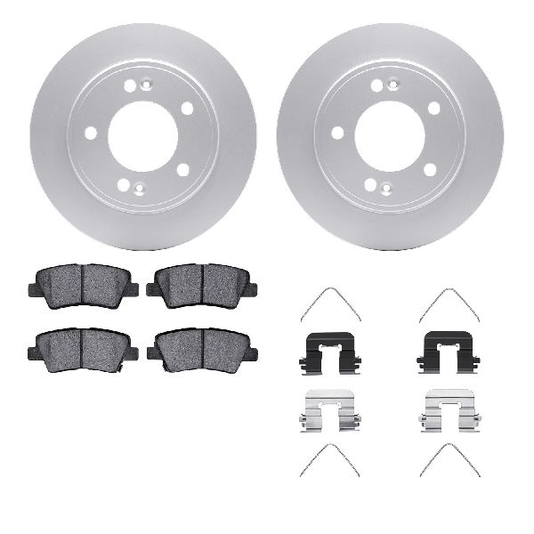 2019-2021 Hyundai Veloster Disc Brake Kit - Rear (Dynamic Friction)