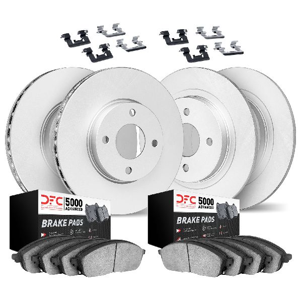 1998-2001 Hyundai Elantra Disc Brake Kit - Front and Rear (Dynamic Friction)